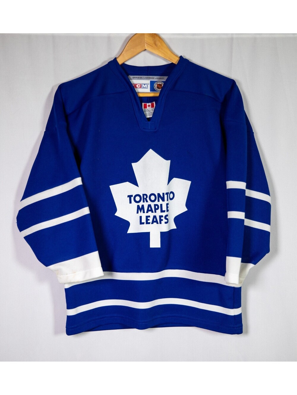 NHL Toronto Maple Leafs Hockey Youth Jersey Y2K CCM L / XL
